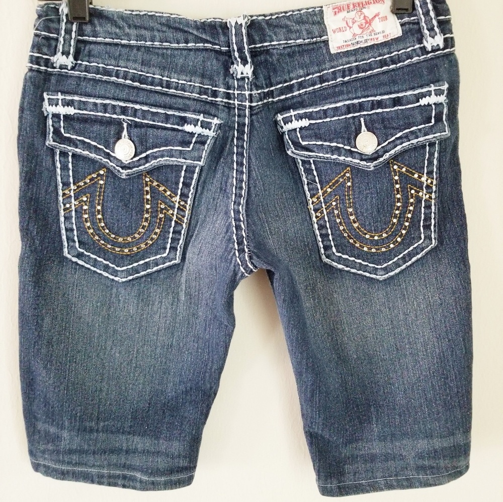 🌼 True Religion Jean Capri Shorts Size 29